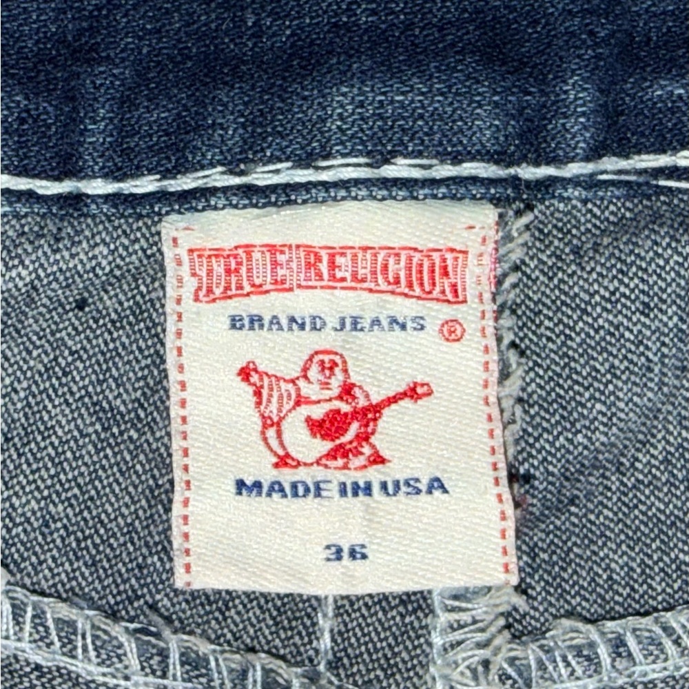 True Religion Relaxed Fit Jeans in Dark Blue - Picture 4 of 5